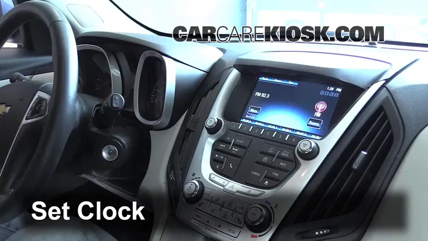 2012 Chevrolet Equinox LT 2.4L 4 Cyl. FlexFuel Clock